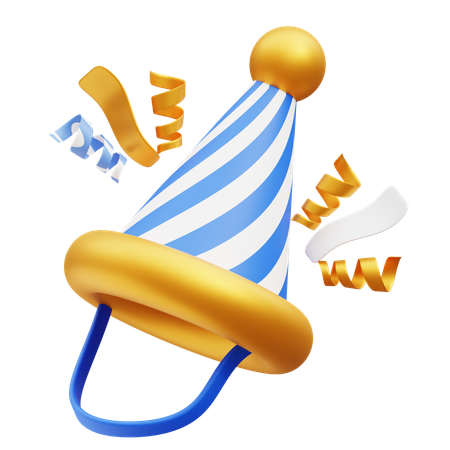 Free Party Hat  3D Icon