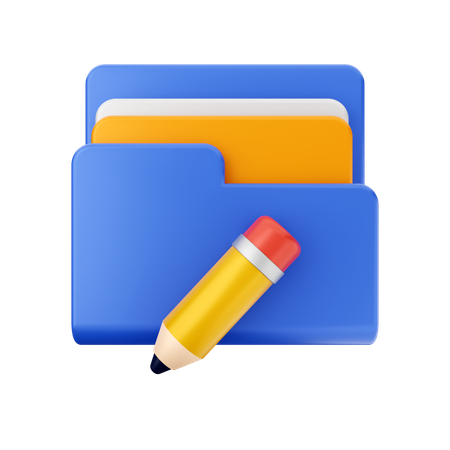 Free Pasta de lápis  3D Icon