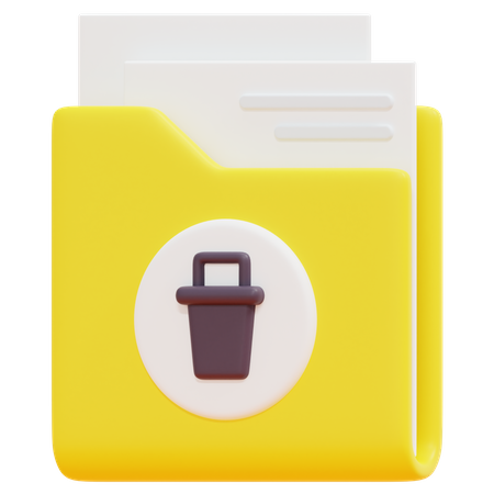 Free Pasta de lixo  3D Icon