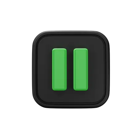 Free 一時停止  3D Icon