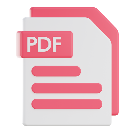 Free PDF Files  3D Icon