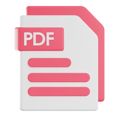 Free PDF Files  3D Icon