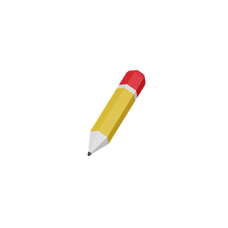 Free Pencil  3D Icon