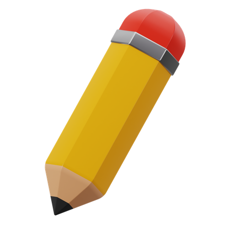 Free Pencil  3D Icon