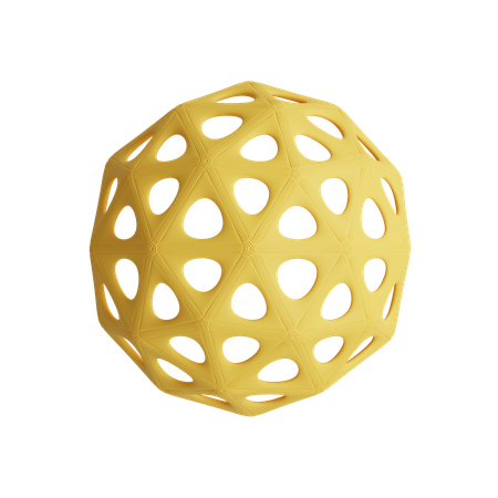 Free Penta Holed Polygon  3D Icon