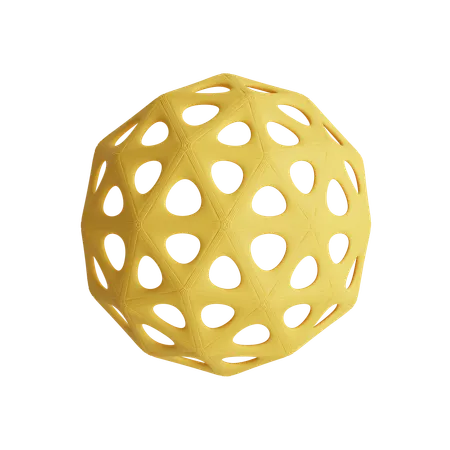 Free Penta Holed Polygon  3D Icon