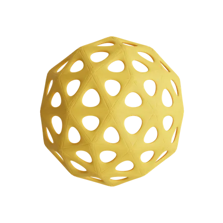 Free Penta Holed Polygon  3D Illustration