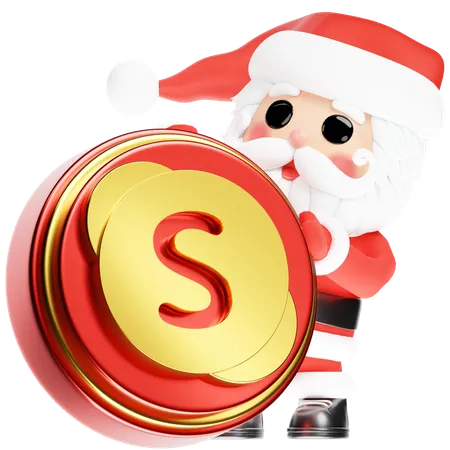 Free Père Noël avec Skype de Noël  3D Icon