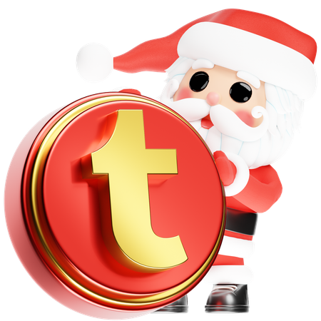 Free Père Noël Calus avec Tumblr de Noël  3D Icon