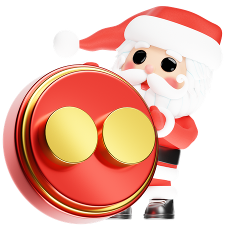 Free Père Noël avec Flickr de Noël  3D Icon