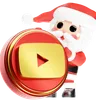 Le Père Noël avec Noël sur Youtube