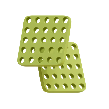 Free Perforated Cracker  3D Icon