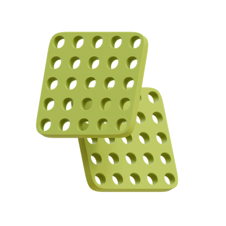 Free Perforierter Cracker  3D Icon