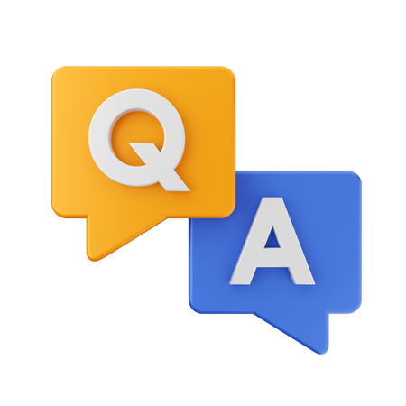 Free Perguntas frequentes bate-papo  3D Icon