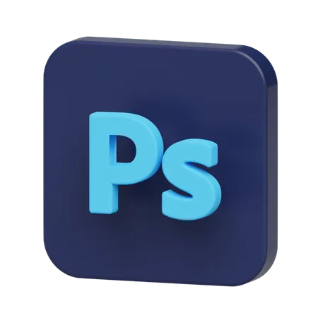 Free Photoshop Logo 3D Illustration
