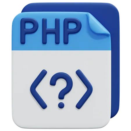 Free Php File  3D Icon