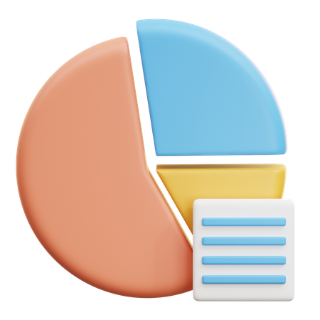 Free Pie Chart & Data  3D Icon