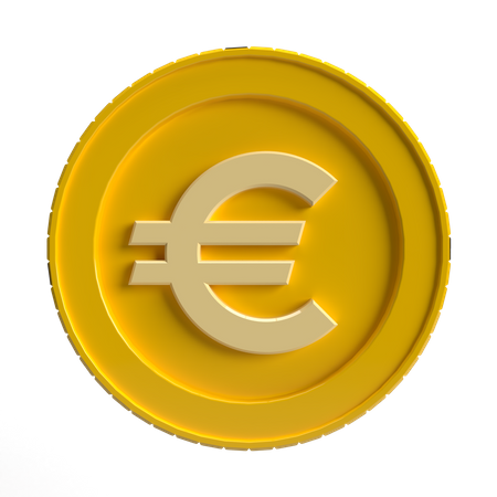 Free Pièce en euros  3D Icon