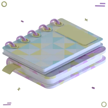 Free Pile de livres  3D Icon