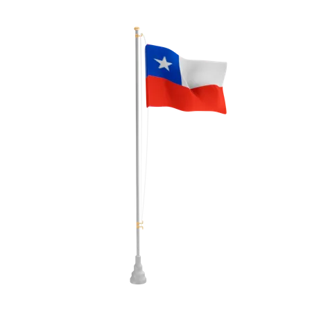 Free Le Chili  3D Flag