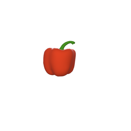 Free Pimiento rojo  3D Icon