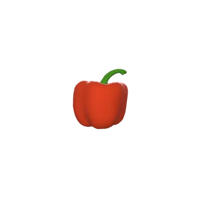 Free Pimiento rojo  3D Icon