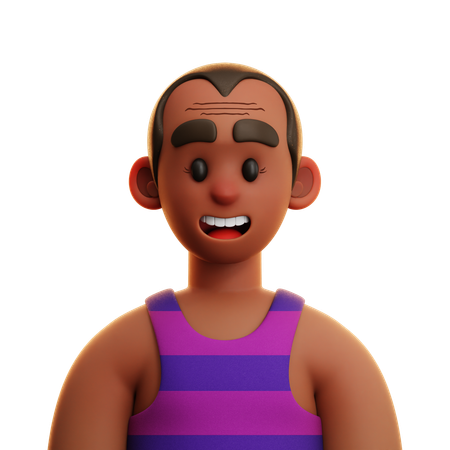 Free PINK SHIRT MAN  3D Icon