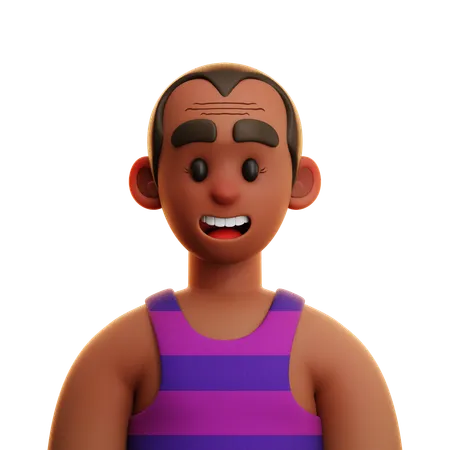 Free PINK SHIRT MAN  3D Icon