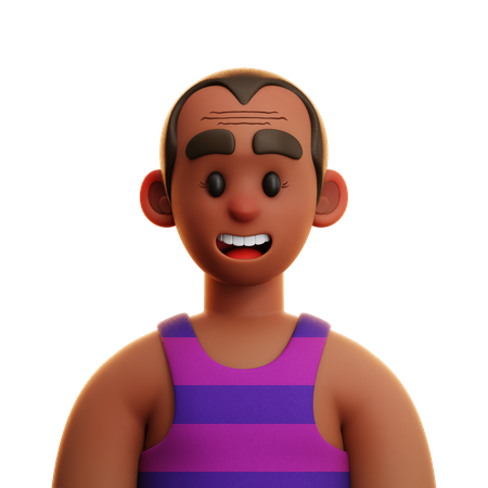 Free PINK SHIRT MAN  3D Icon