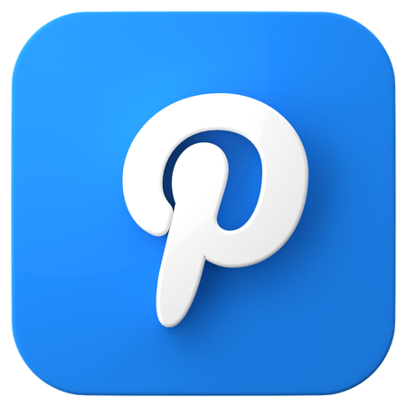 Free Pinterest  3D Icon