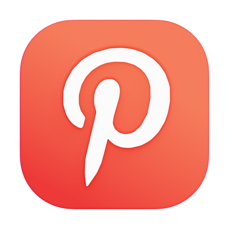 Free Pinterest  3D Icon