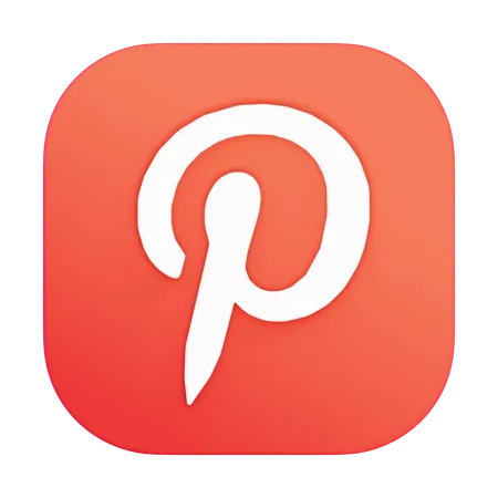 Free Pinterest  3D Icon