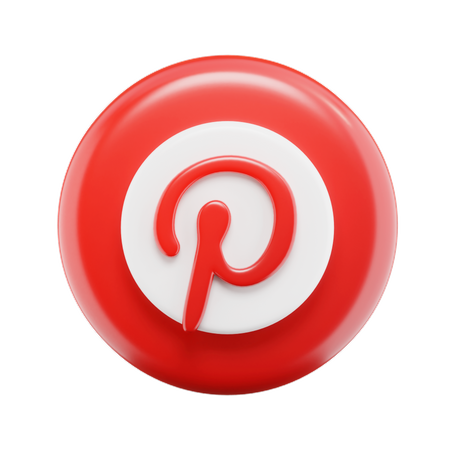 Free Pinterest  3D Icon