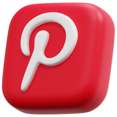 Free Pinterest  3D Icon