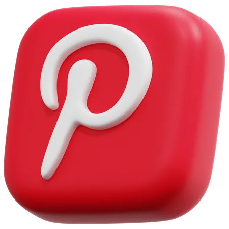 Free Pinterest  3D Icon