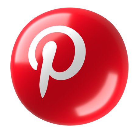 Free Pinterest  3D Icon