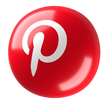 Free Pinterest  3D Icon