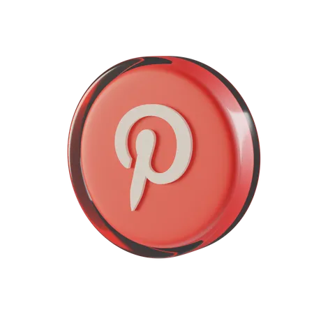 Free Pinterest  3D Icon