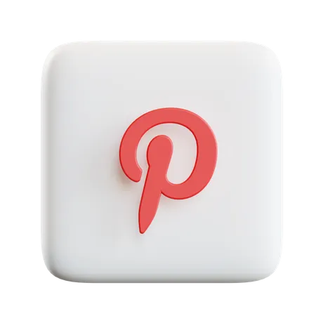 Free Pinterest  3D Icon