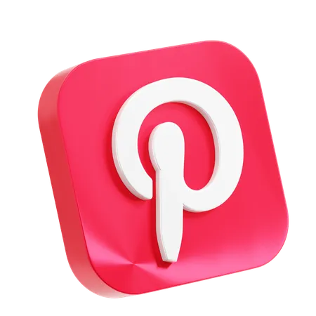 Free Pinterest 3D Icon - Free Download Logos 3D Icons | IconScout