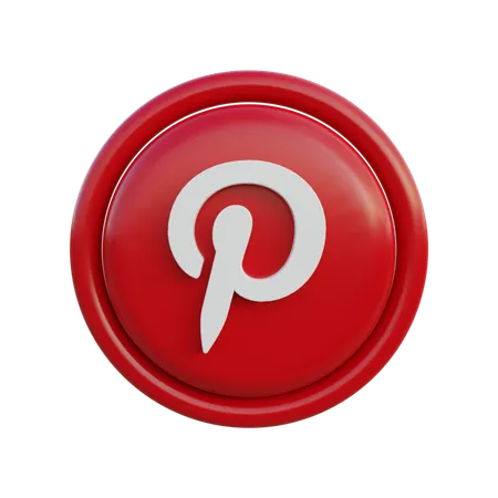 Free Pinterest  3D Icon