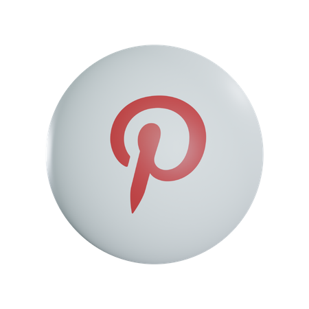 Free Pinterest  3D Icon