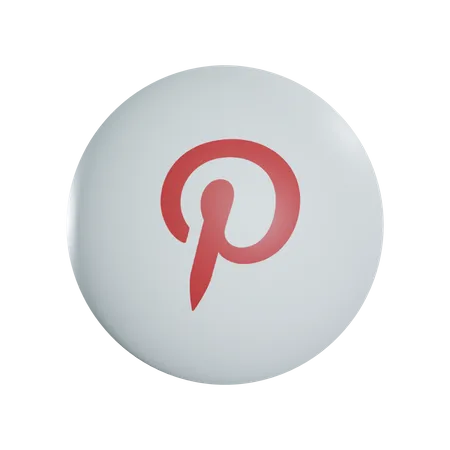 Free Pinterest  3D Icon