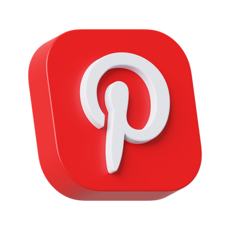 Free Pinterest  3D Icon