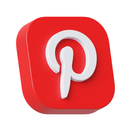 Free Pinterest  3D Icon