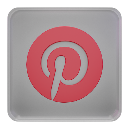 Free Pinterest  3D Icon