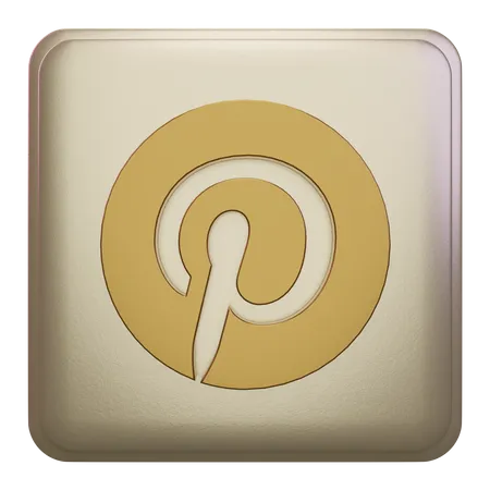 Free Pinterest  3D Icon