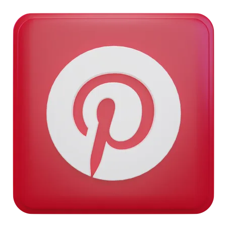 Free Pinterest  3D Icon