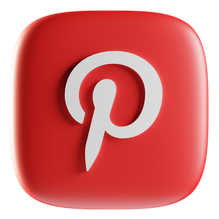 Free Pinterest  3D Icon