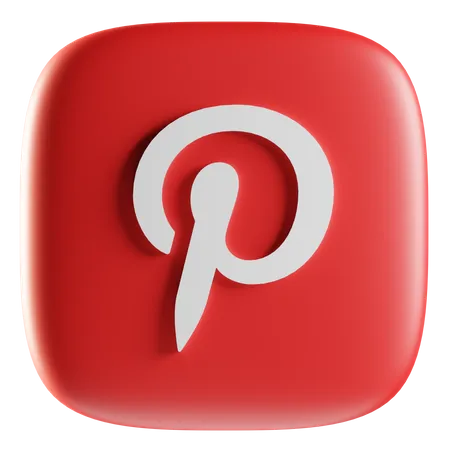 Free Pinterest  3D Icon